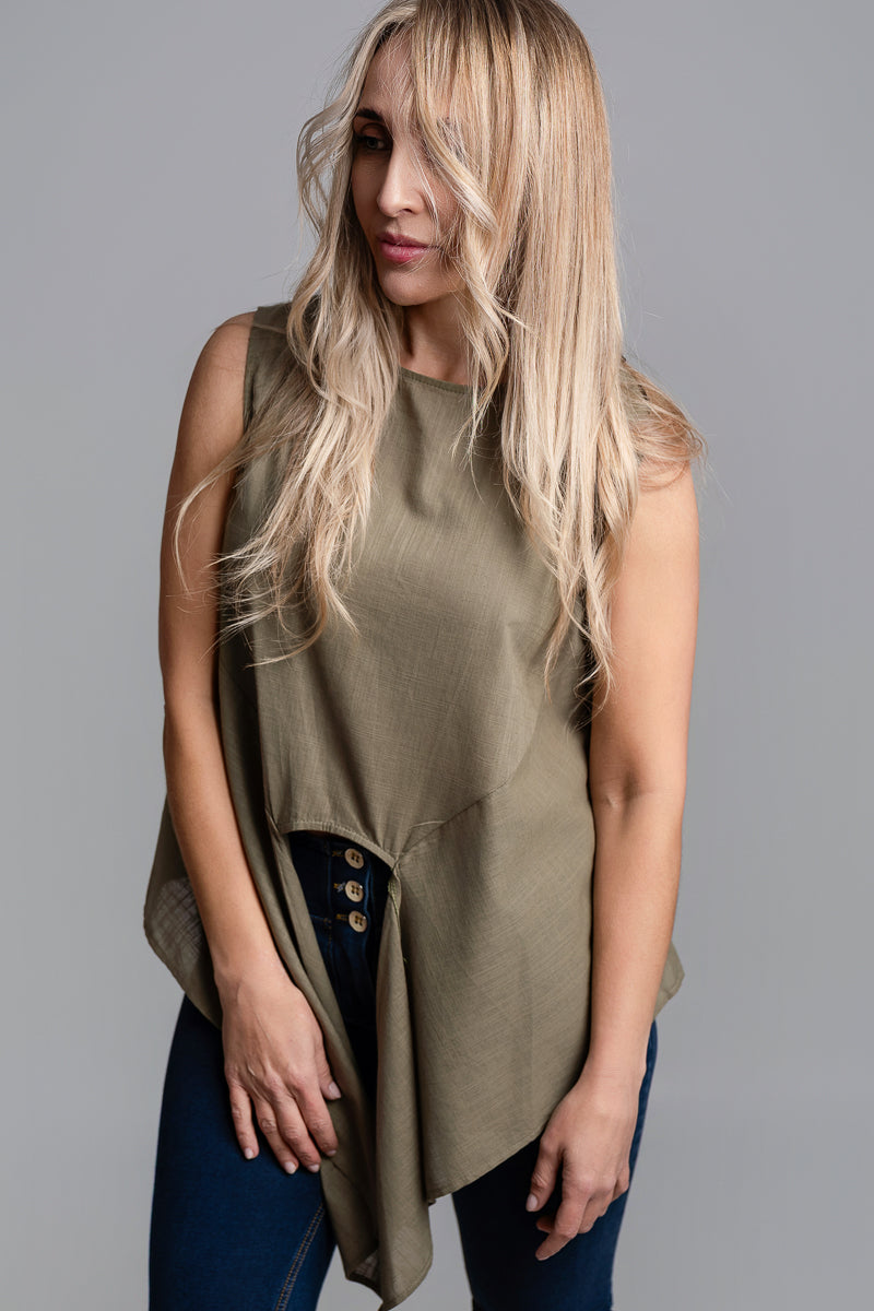 Linen Bow Top
