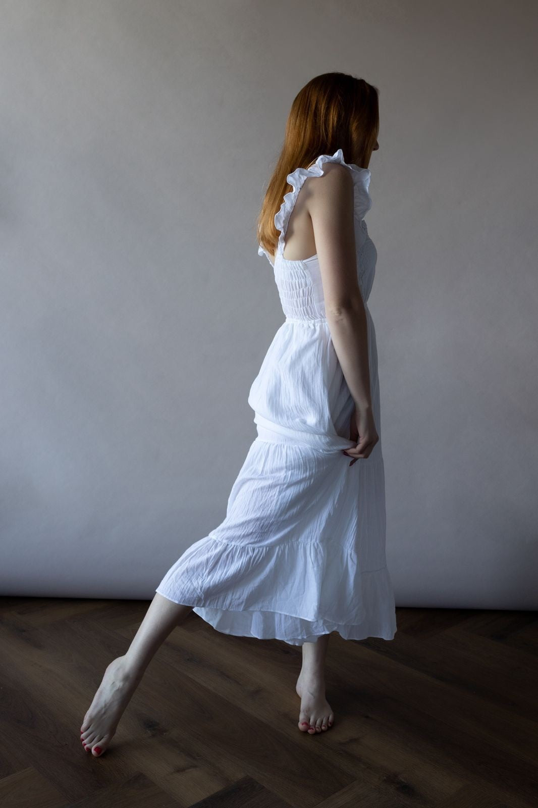White Cotton Skirt