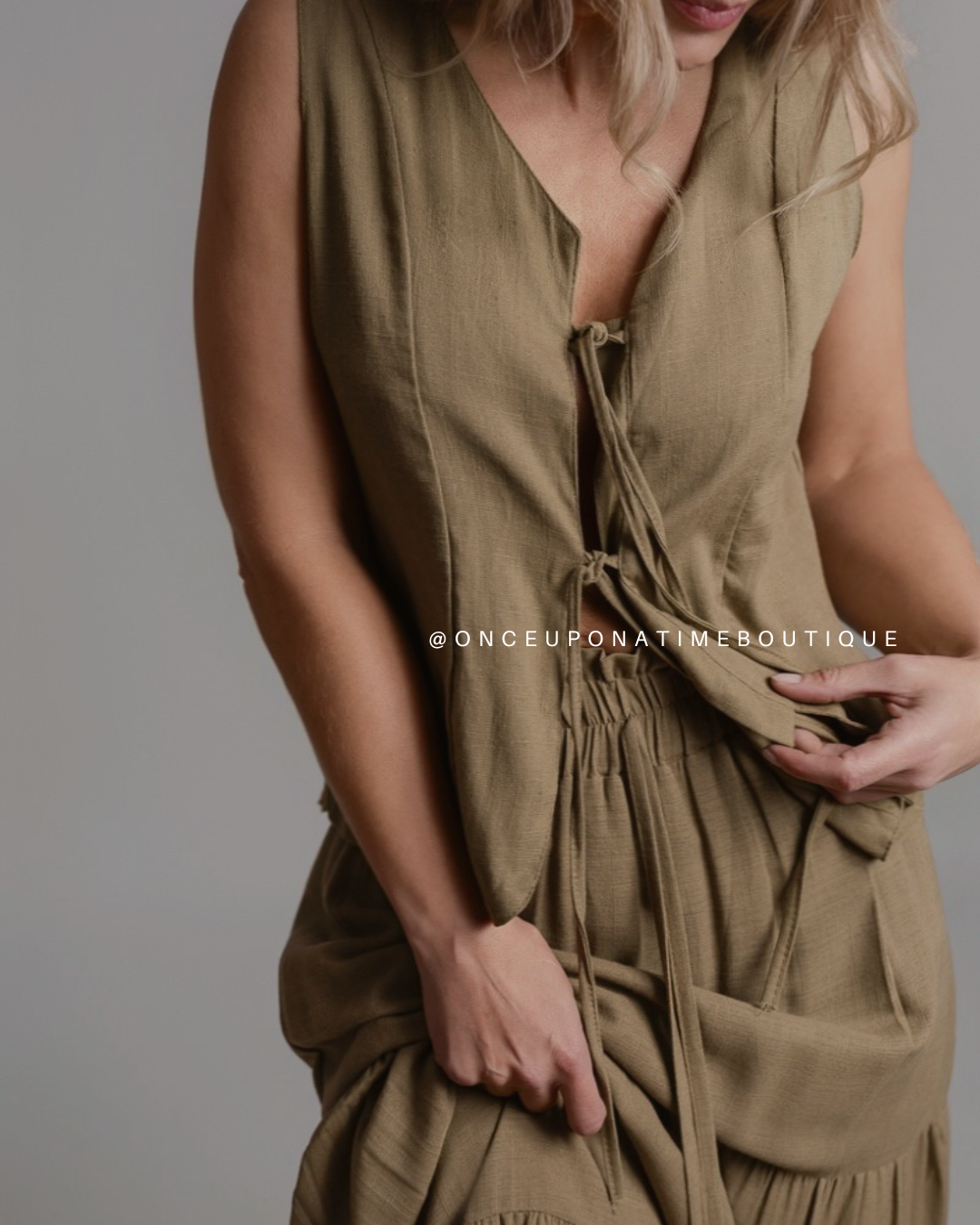 Linen Lace Top